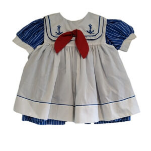 Vintage Sailor Inspired Dress